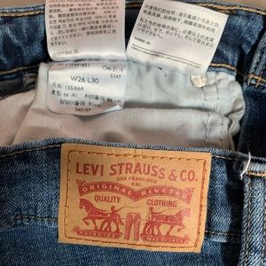 Levi’s jeans high rise skinny